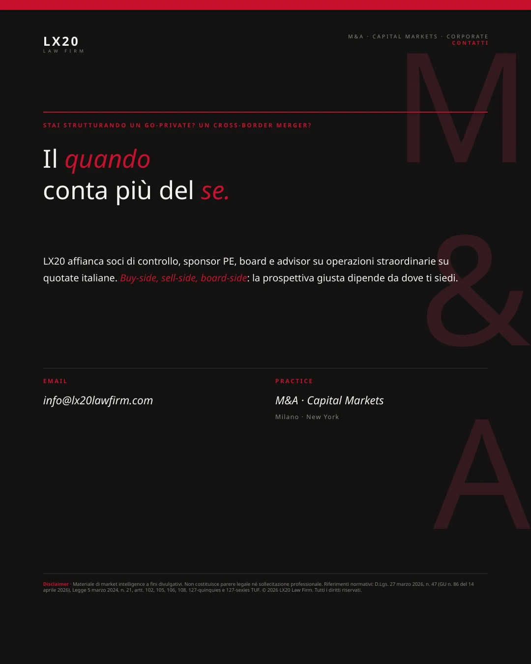 Multiple voting rights in M&A transactions — slide 9